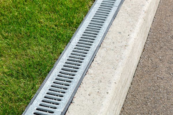 Courtyard Drain Installation in Vancouver